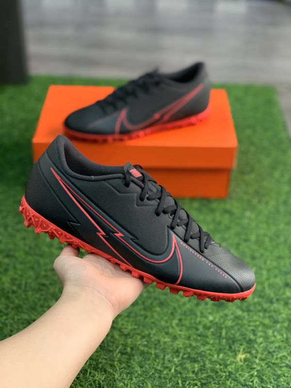 Nike Mercurial Vapor 13 Academy TF - Black/Dark Smoke Grey/Black - AT7996-060